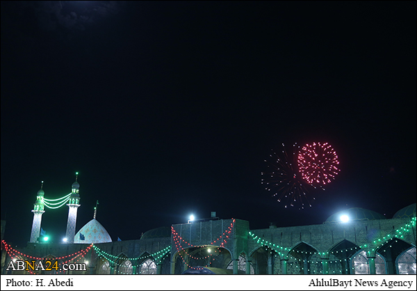 گزارش تصویری/ مسجد مقدس جمکران در شب نیمه شعبان